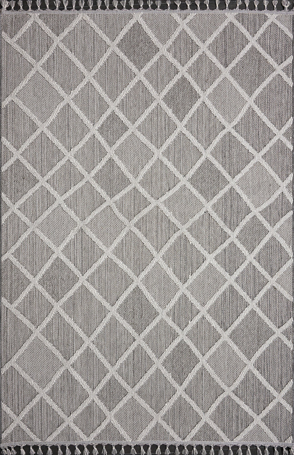 Grey Natura 9964 washable area rug by Netline Home, soft polypropylene, non-shed, durable, ideal for bedrooms, kids' rooms, and entryways.
