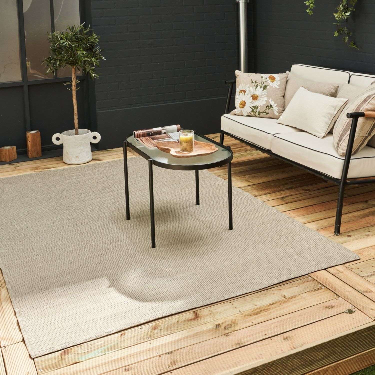 Urban Outdoor Rug Beige – 1000