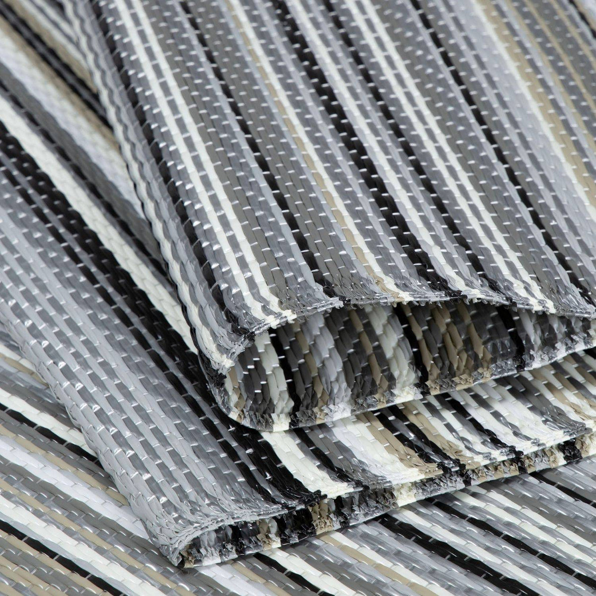 Rainbow Outdoor Rug Grey – 1020