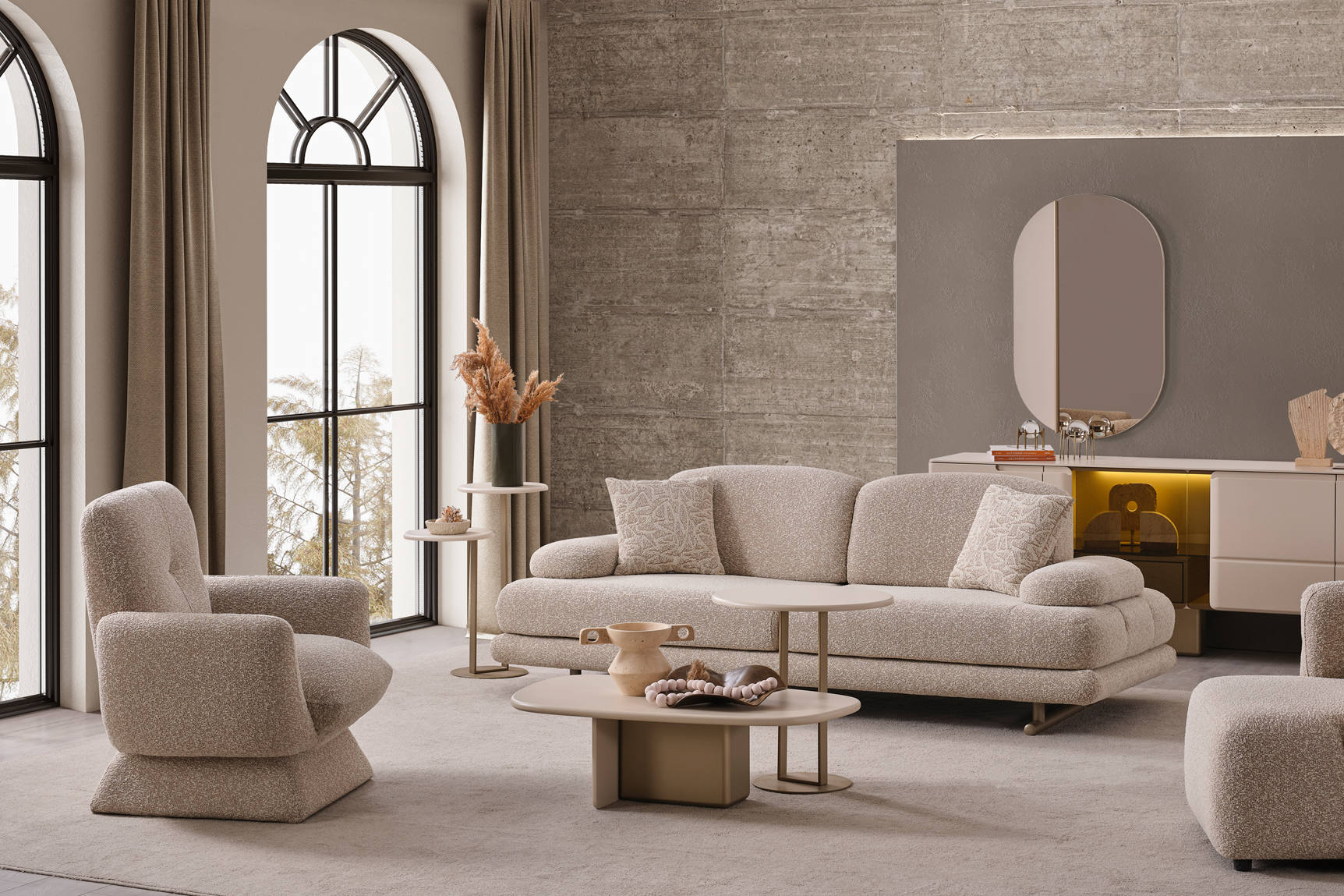 Oslo 3-Seater Sofa (O) by Netline Interiors