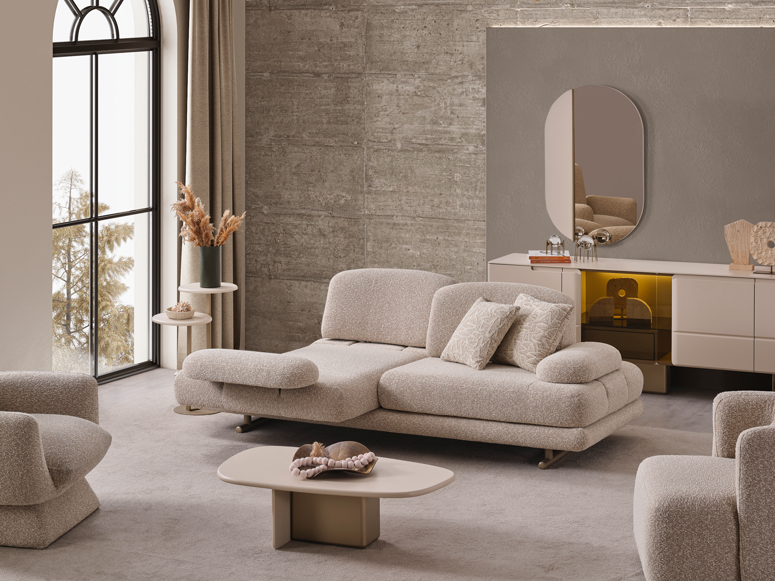 Oslo 3-Seater Sofa (O) by Netline Interiors