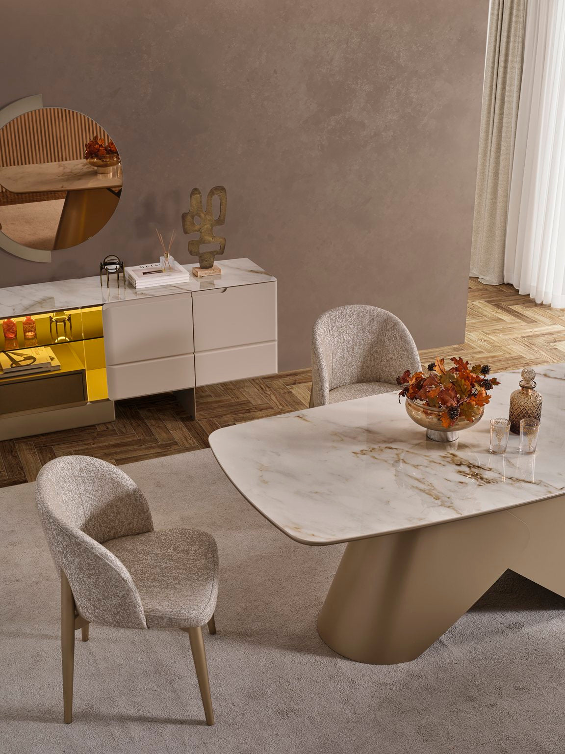 Oslo Luxury Dining Table by Netline Interiors