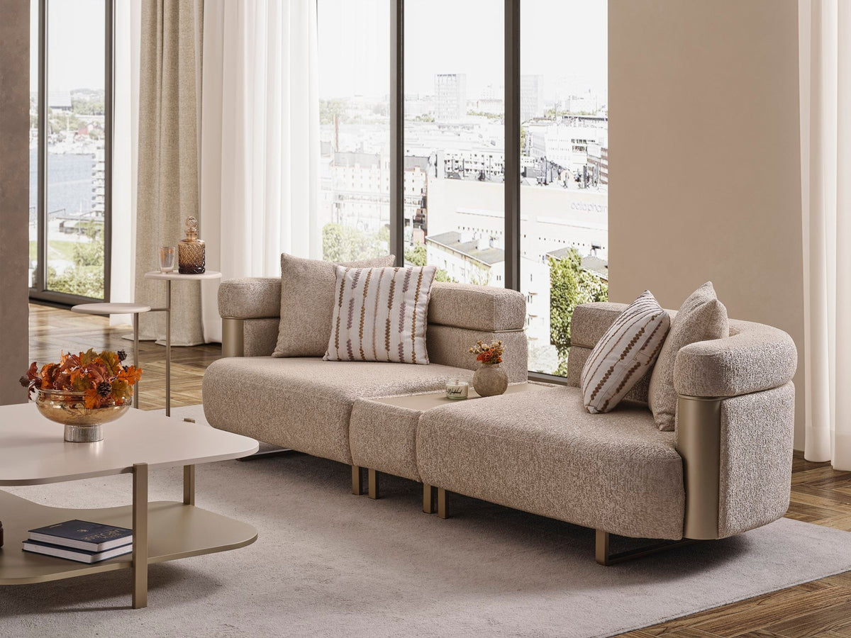 Oslo Luxury 3-Seater Sofa by Netline Interiors