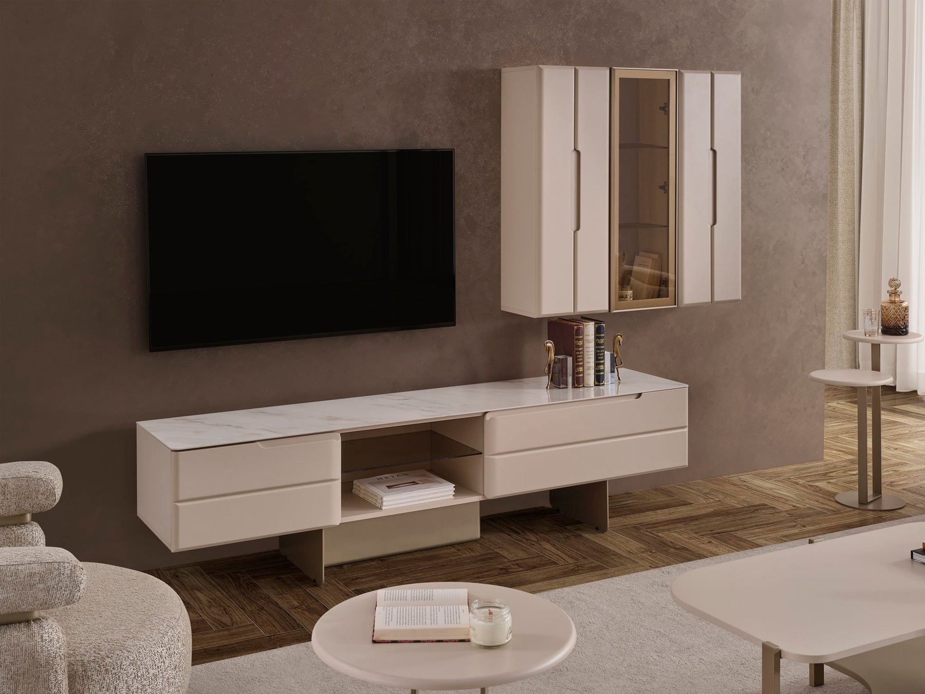 Oslo Luxury TV Unit by Netline Interiors