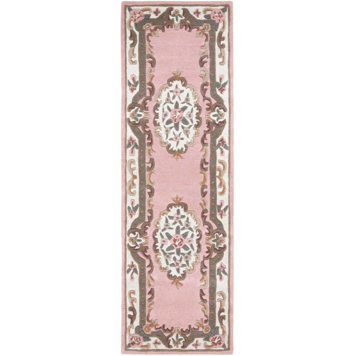 Shensi Pink Medallion Rug