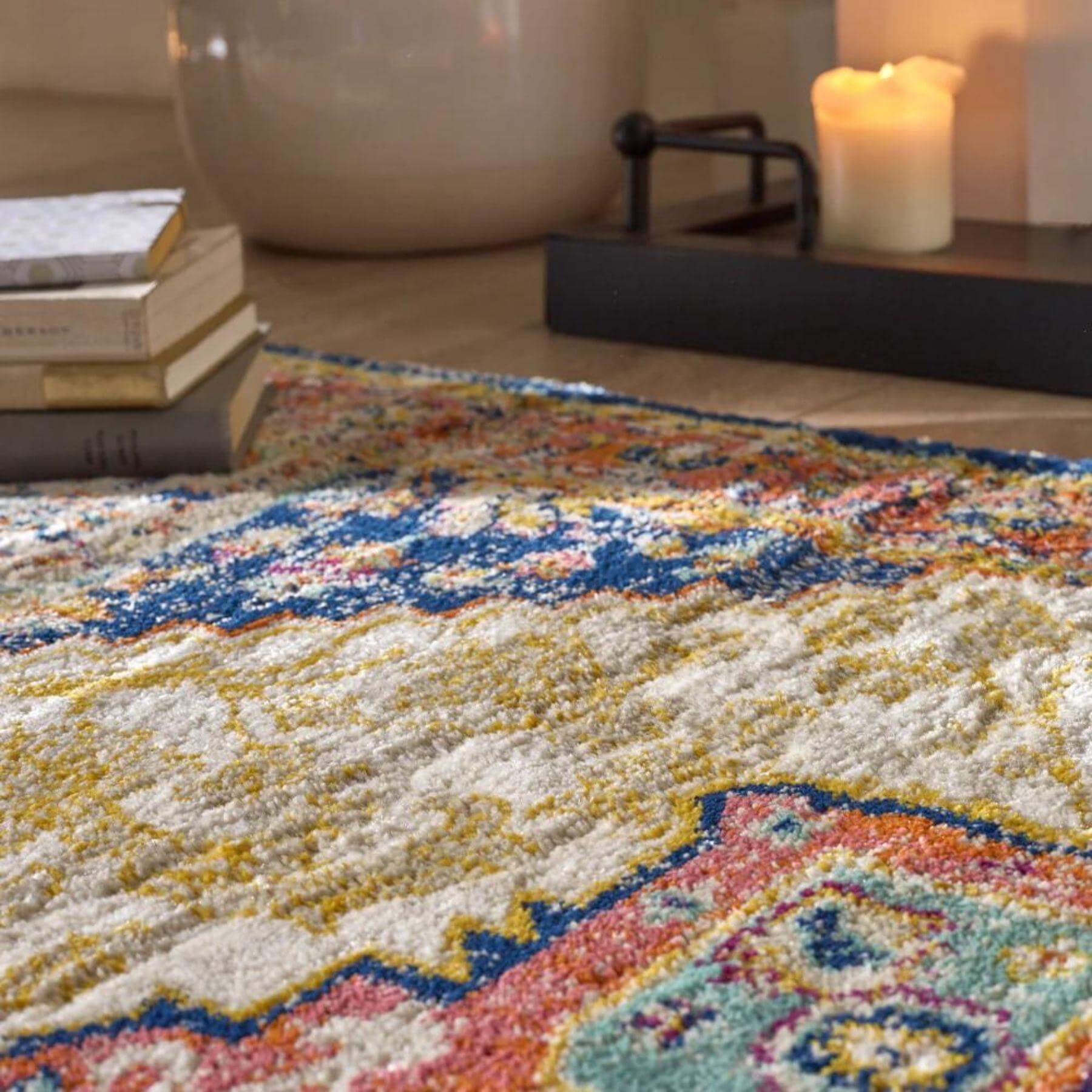 Granada Multicolour Vintage Rug – Amber