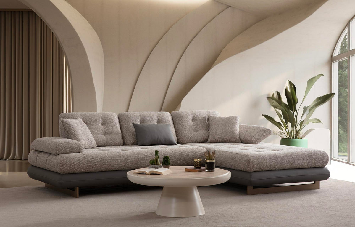 Lunza Relax Corner Sofa (SG) by Netline Interiors