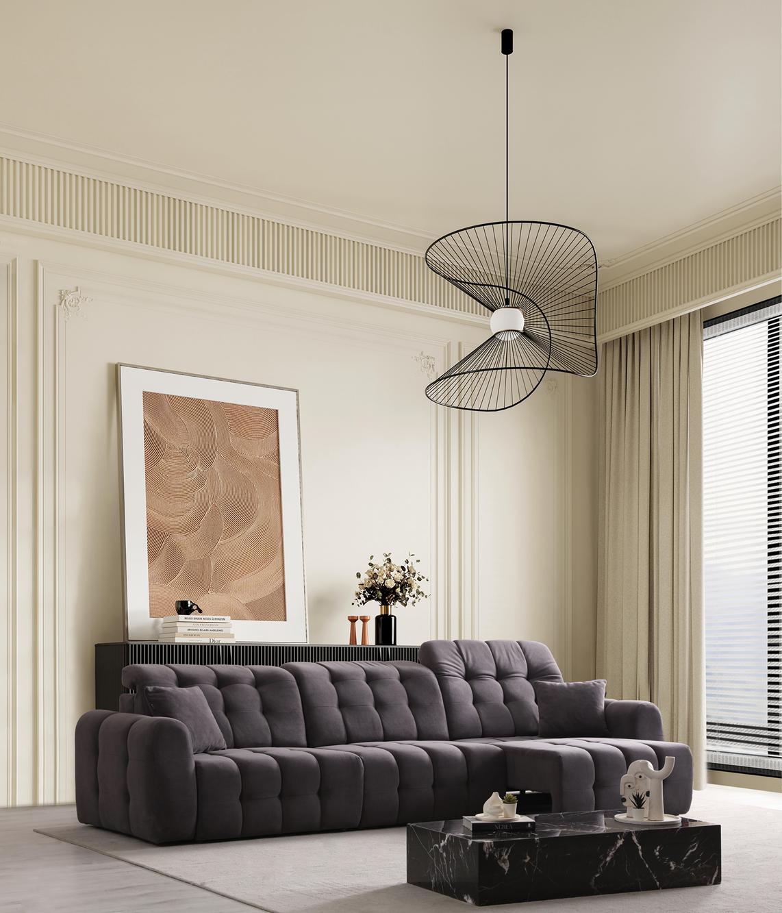 Enzo 4-Seater Sofa by Netline Interiors