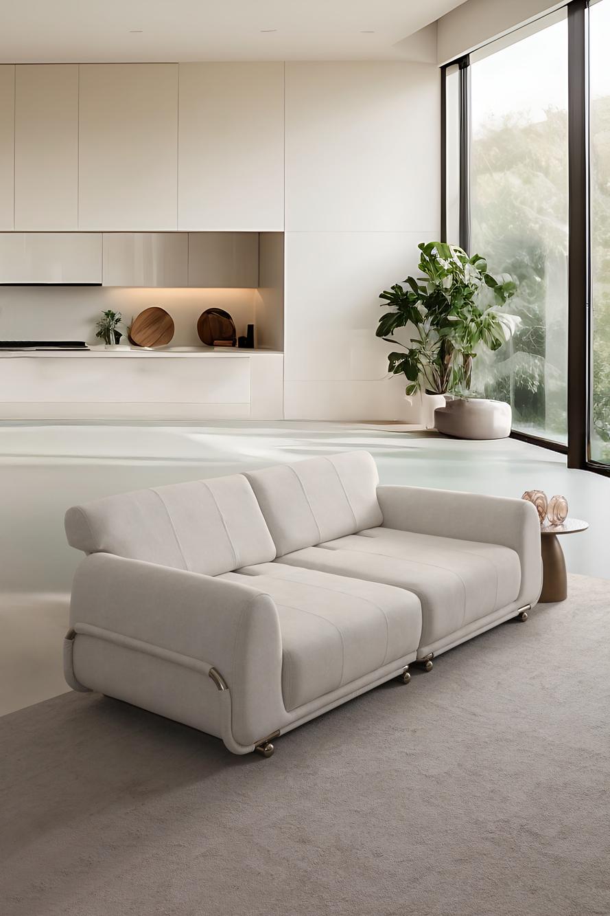 San Juan 3-Seater Sleeper Sofa (SG) by Netline Interiors