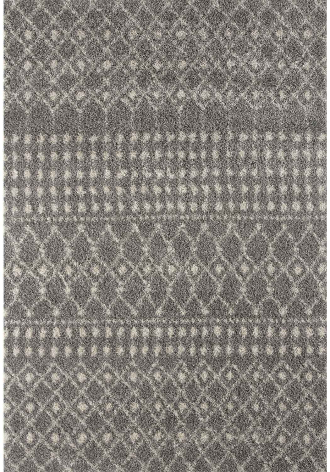 Moroccan Grey Shaggy Rug – 1010