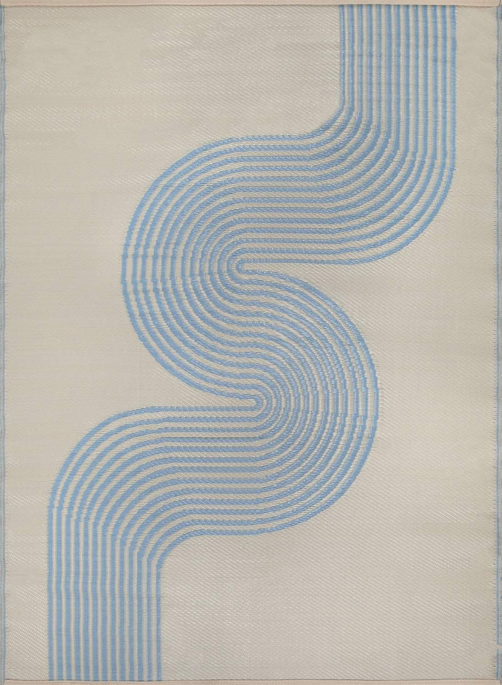 Urban Outdoor Rug Blue & Beige – 1010