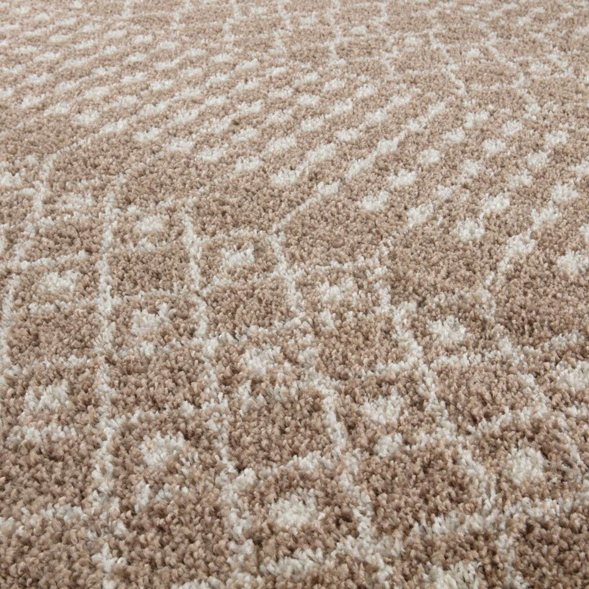 Moroccan Beige Shaggy Rug – 1020