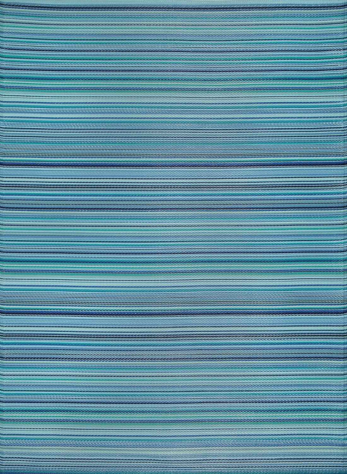 Rainbow Outdoor Rug Blue – 1020 shown in an illustrative room