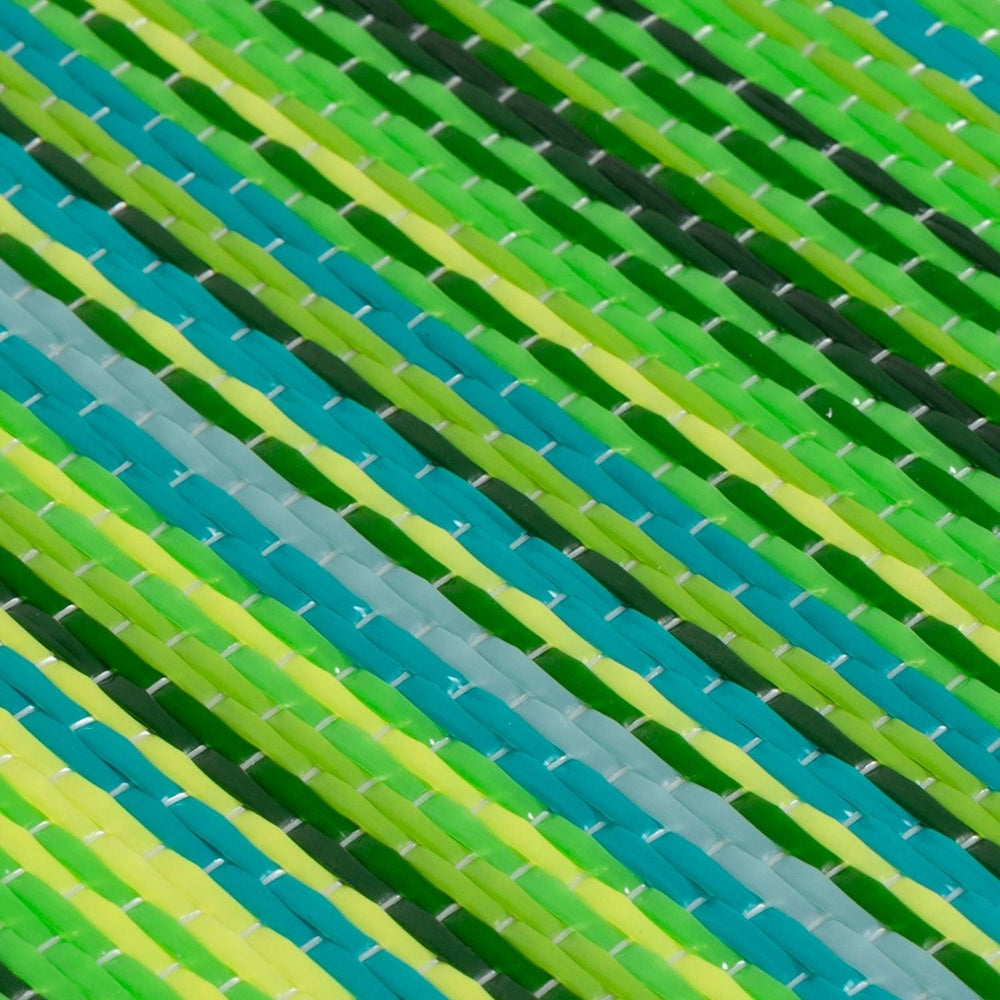 Rainbow Outdoor Rug Green – 1020
