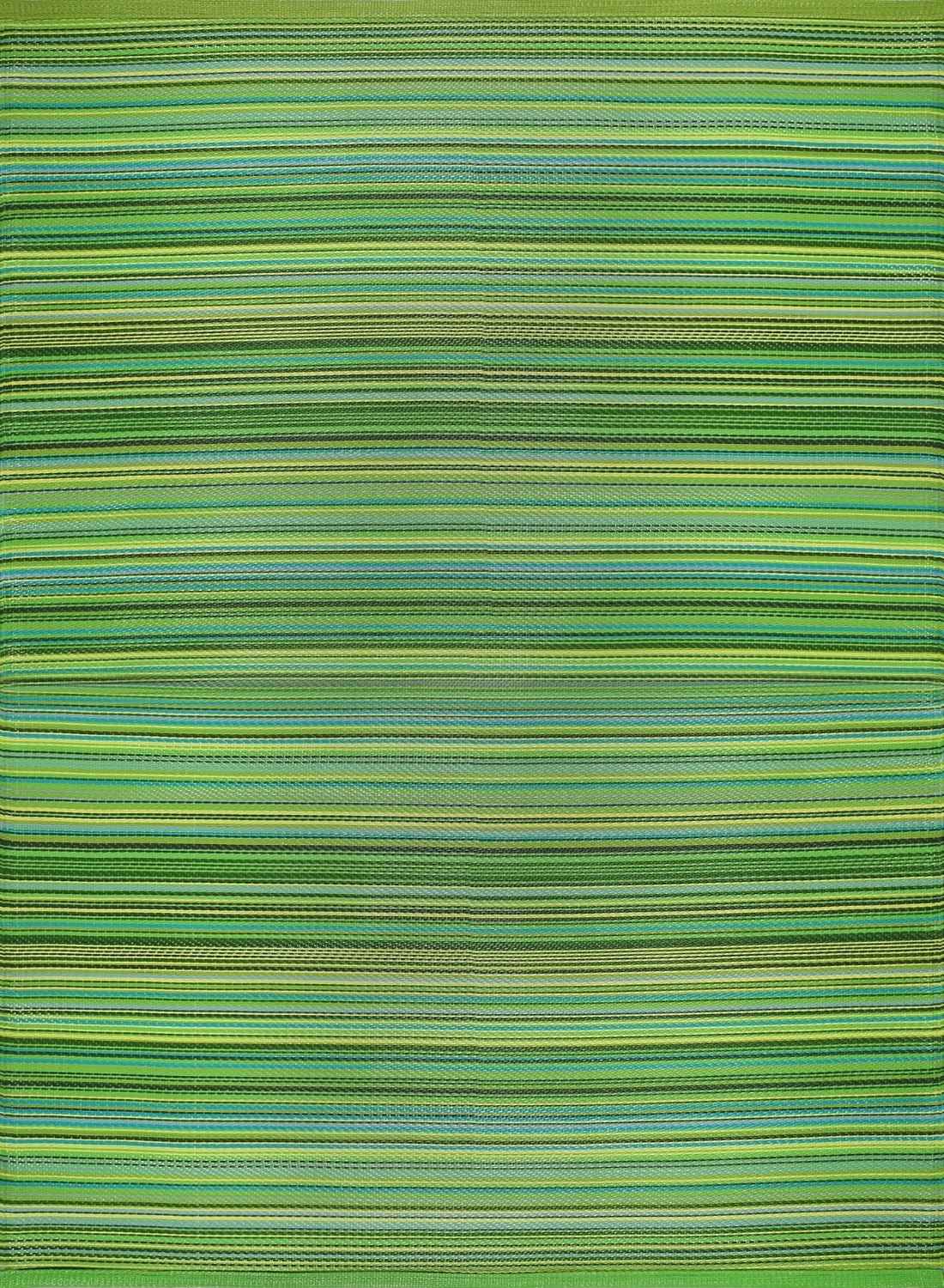Rainbow Outdoor Rug Green – 1020