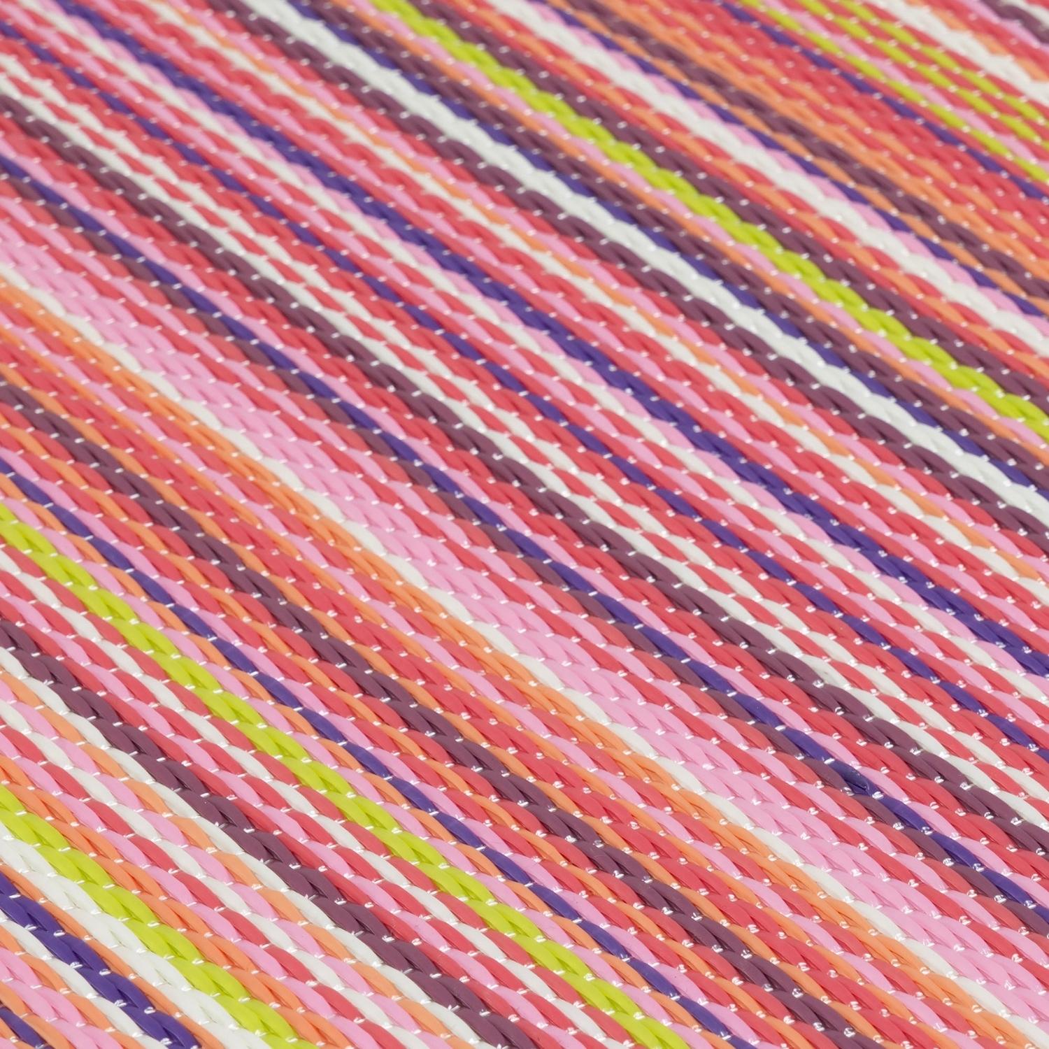 Rainbow Outdoor Rug Pink – 1020
