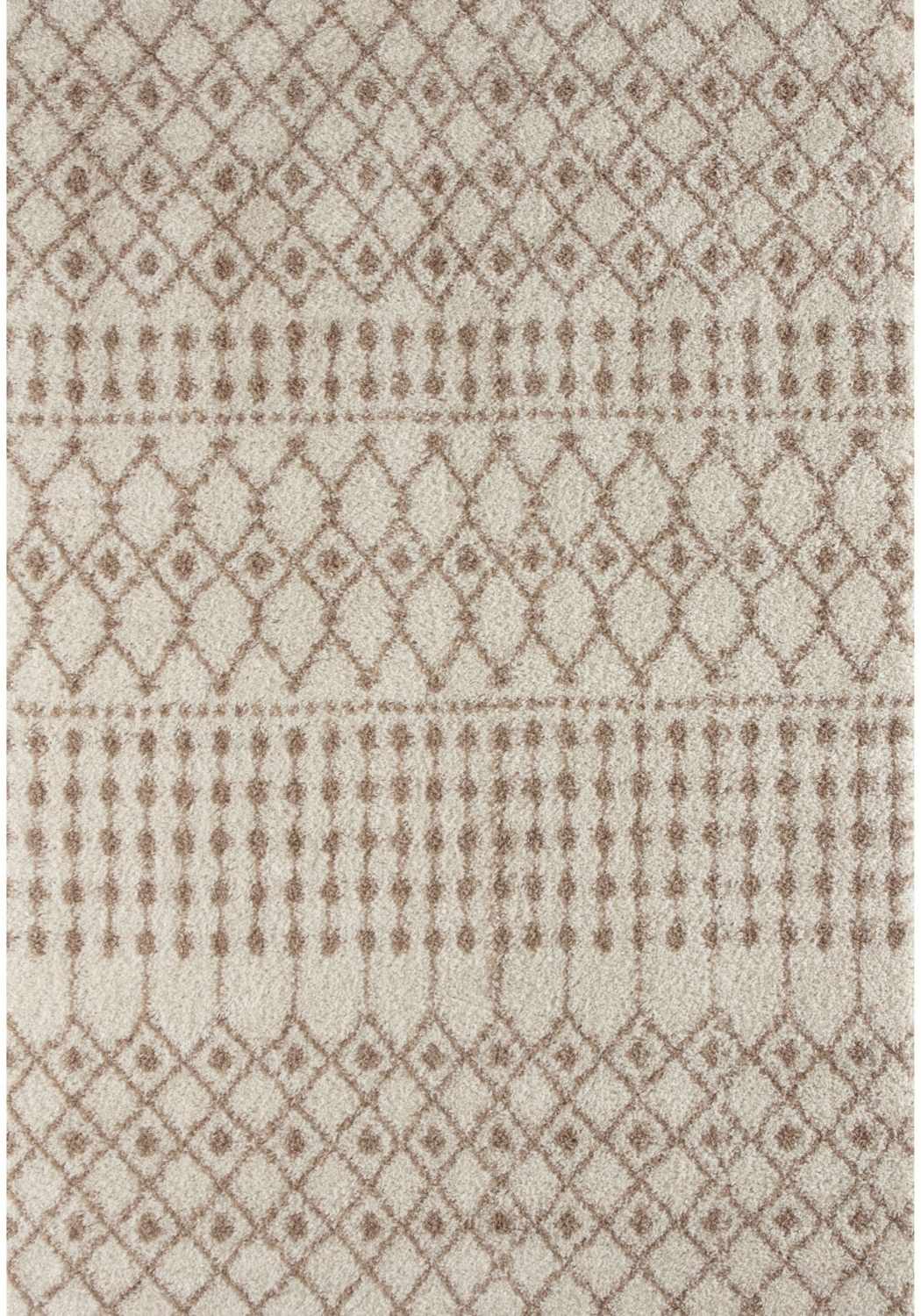 Moroccan Ivory Beige Shaggy Rug – 1030