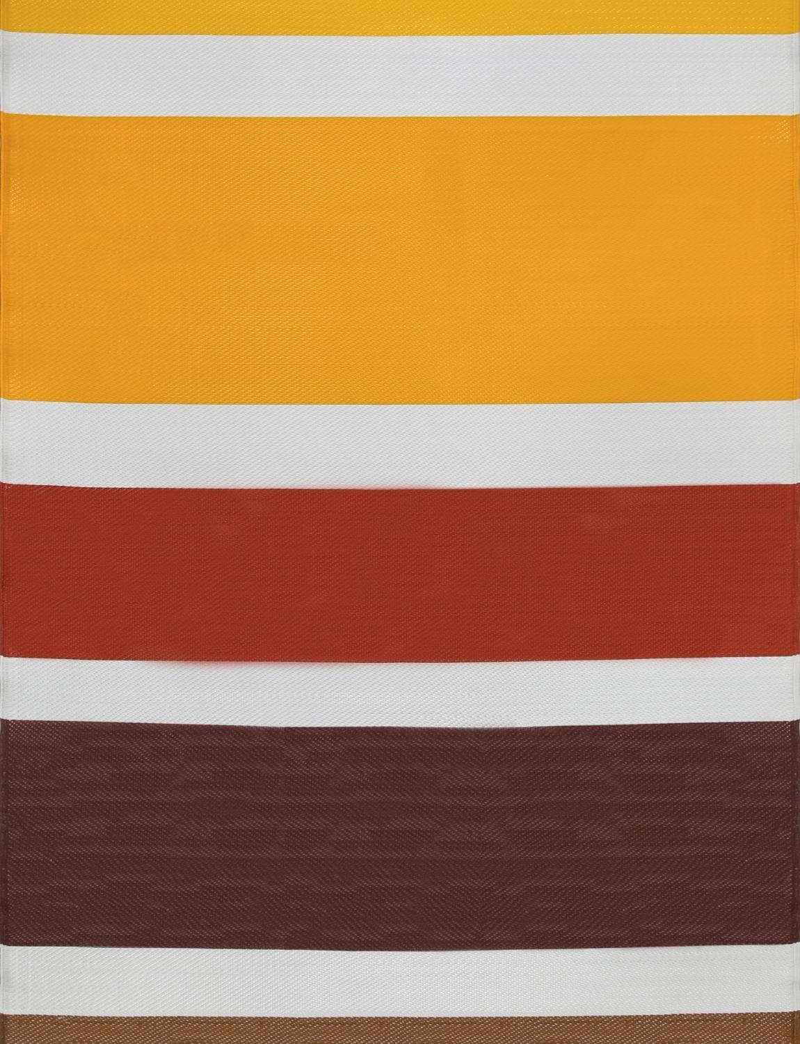 Rainbow Outdoor Rug Yellow – 1030