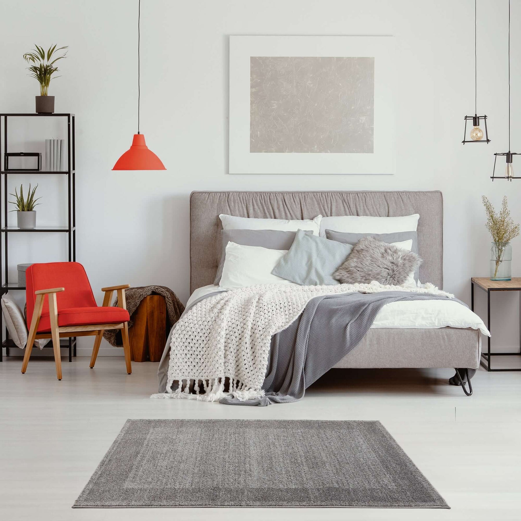 Ephesus Modern Grey Rugs – 7437G