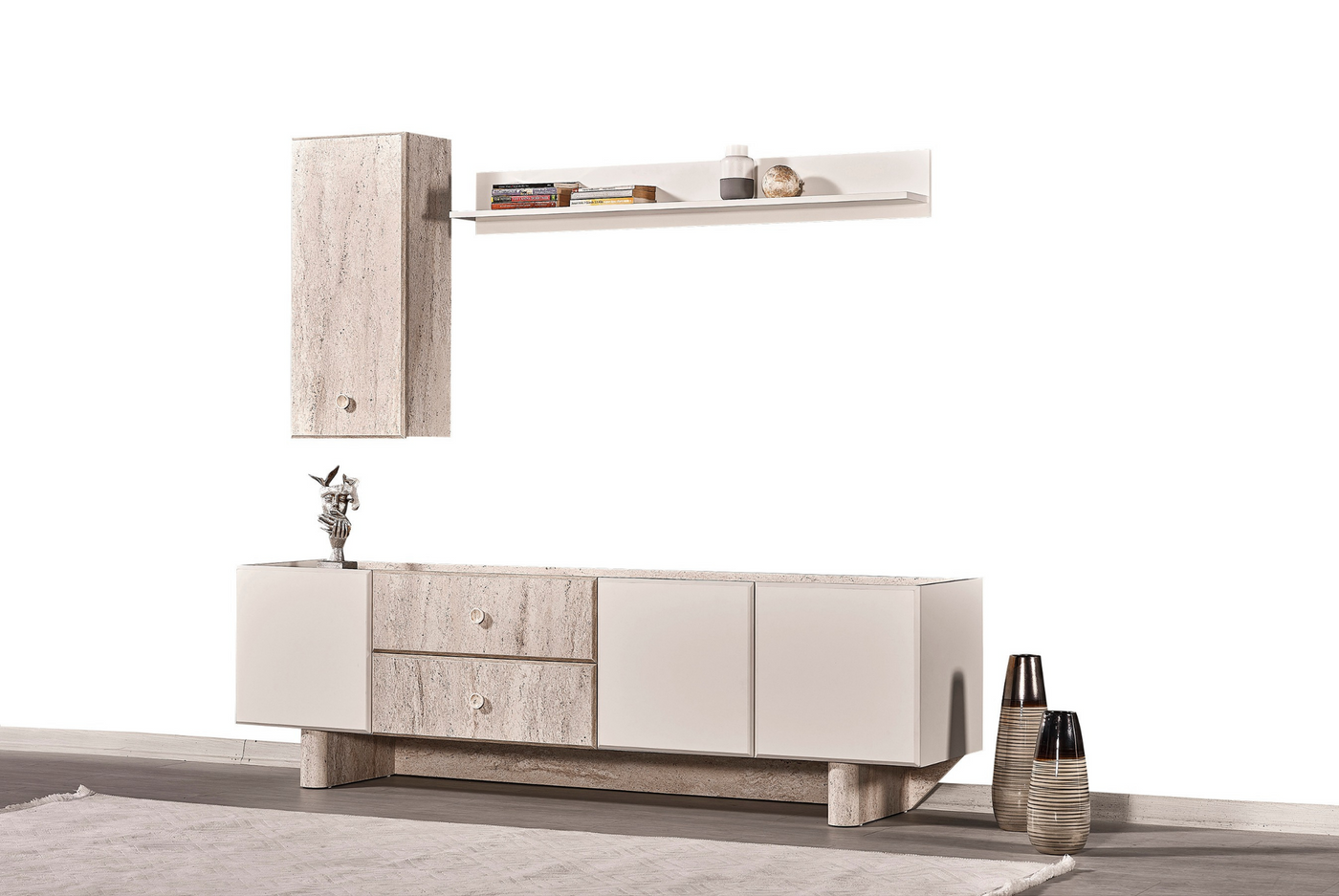 Pamukkale TV Unit by Netline Interiors