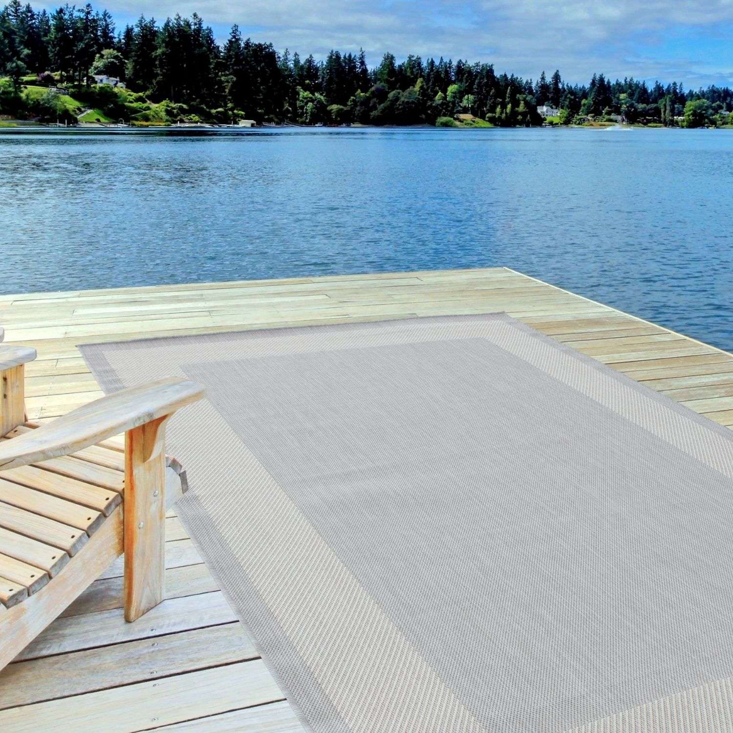 Ecology Outdoor Rug Grey – 200g