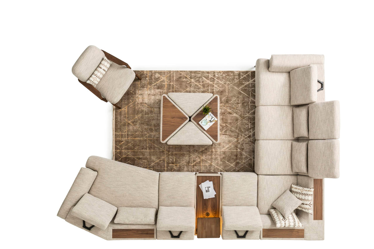 Aston Coffee Table Set – Modular Style, Smart Functionality by Netline Interiors