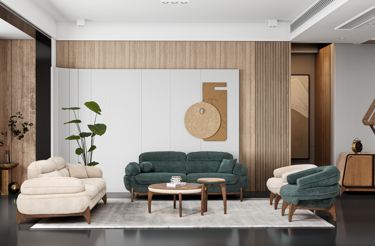 Mustang Sofa Set (B) by Netline Interiors