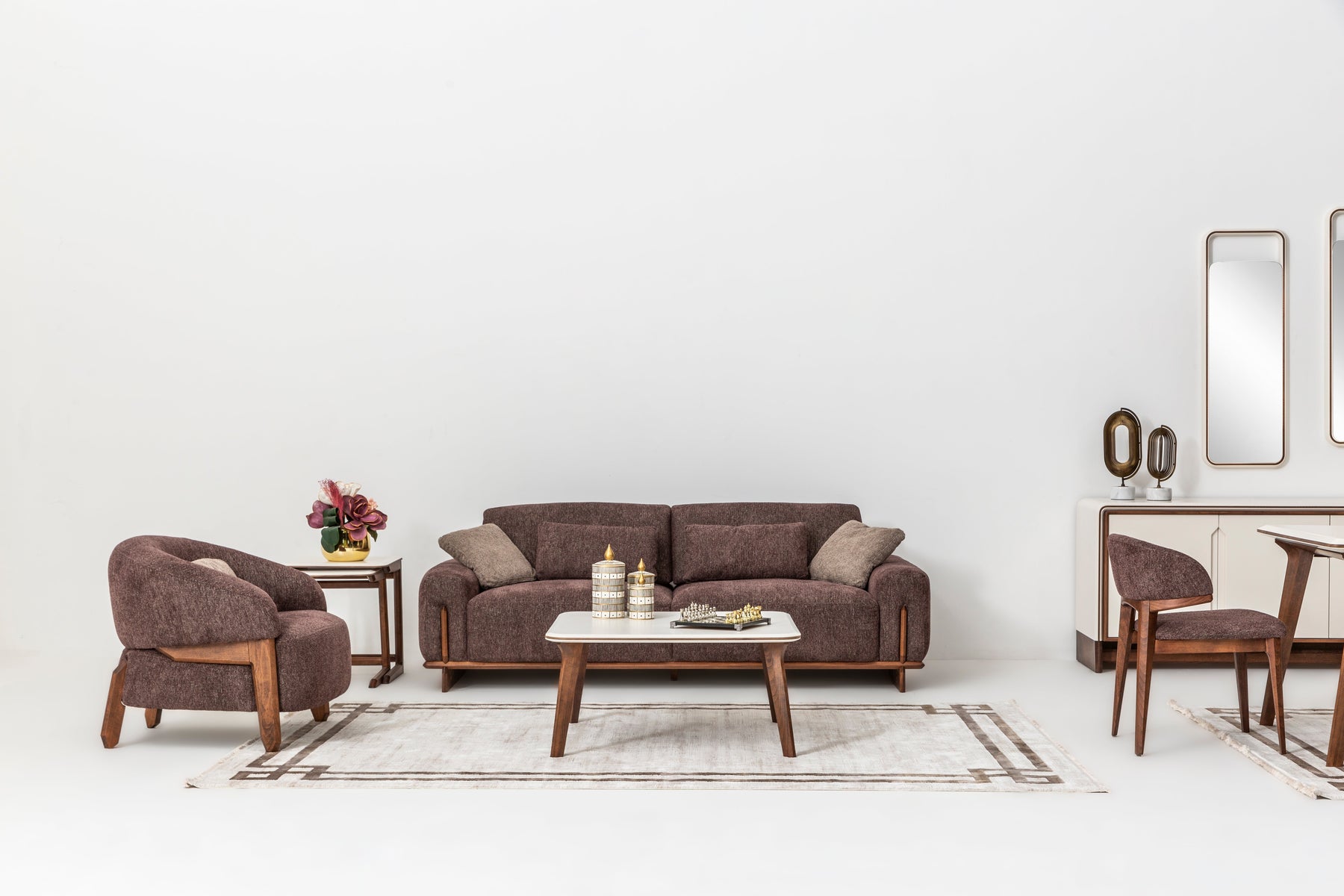 Cadillac 3-Seater Sofa by Netline Interiors