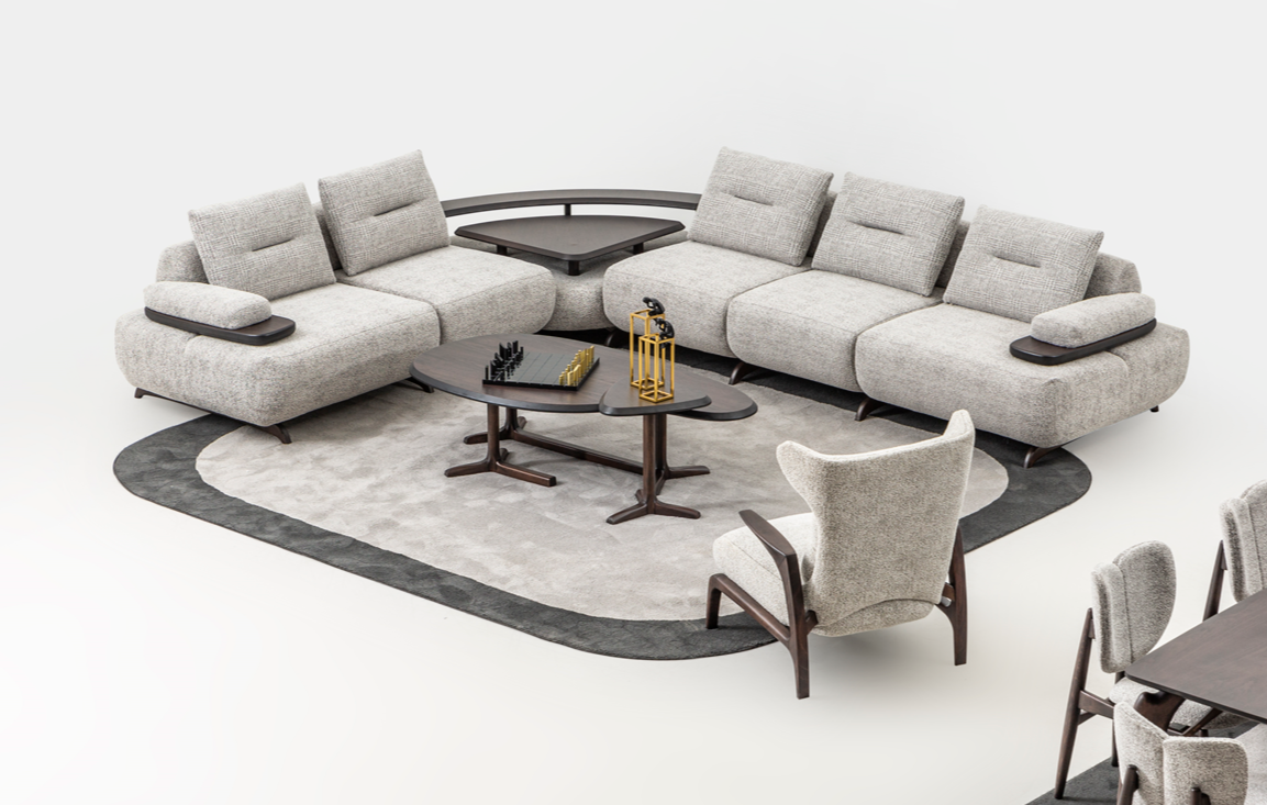 Camaro Modular Corner Sofa by Netline Interiors