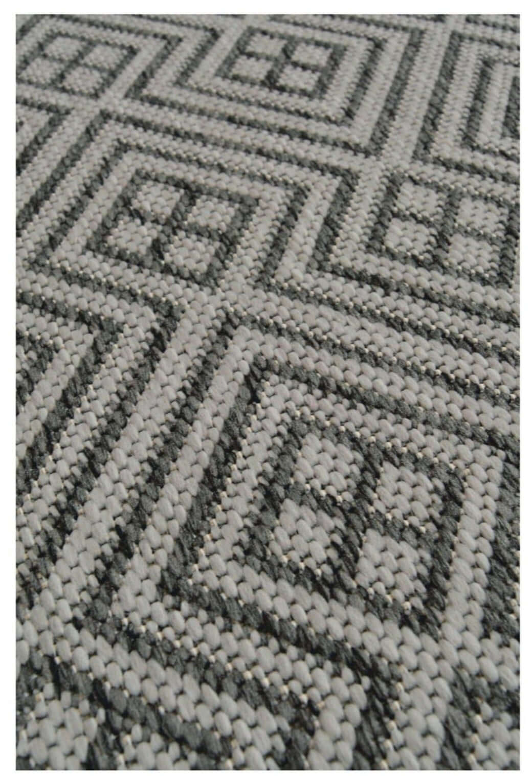 County Geo Grey Indoor/Outdoor Rug – 11344A