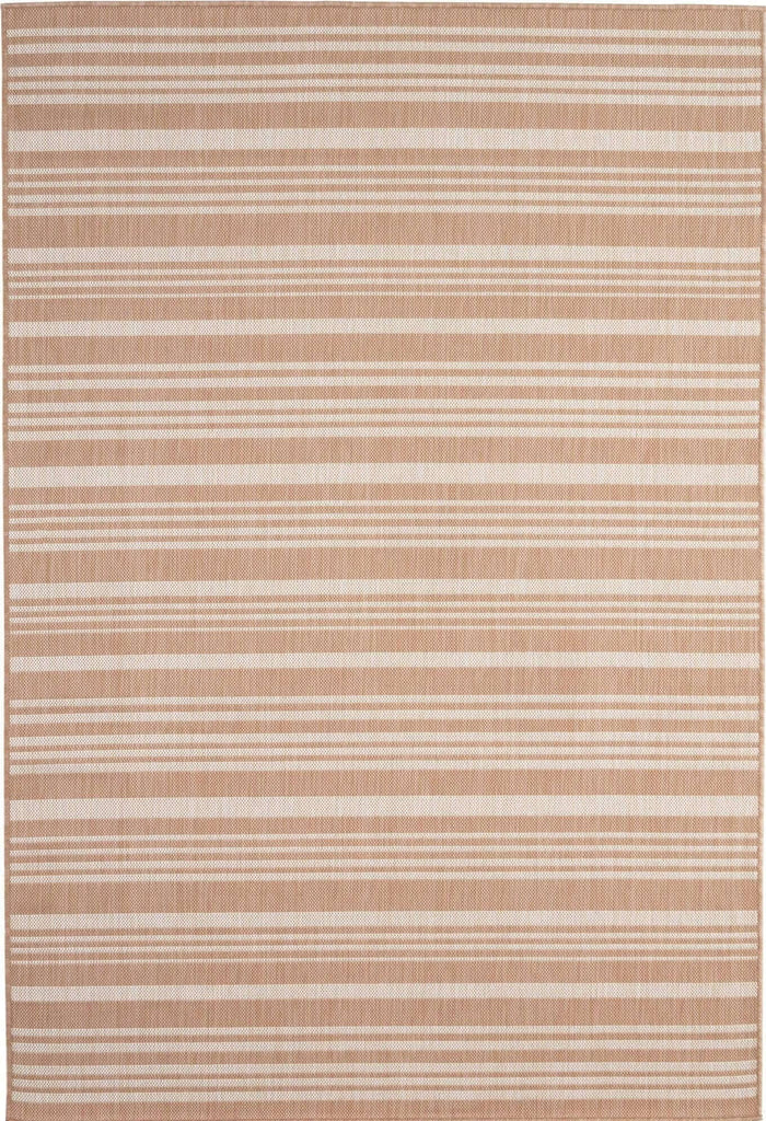 Ecology Outdoor Rug Beige – 300b shown in an illustrative room