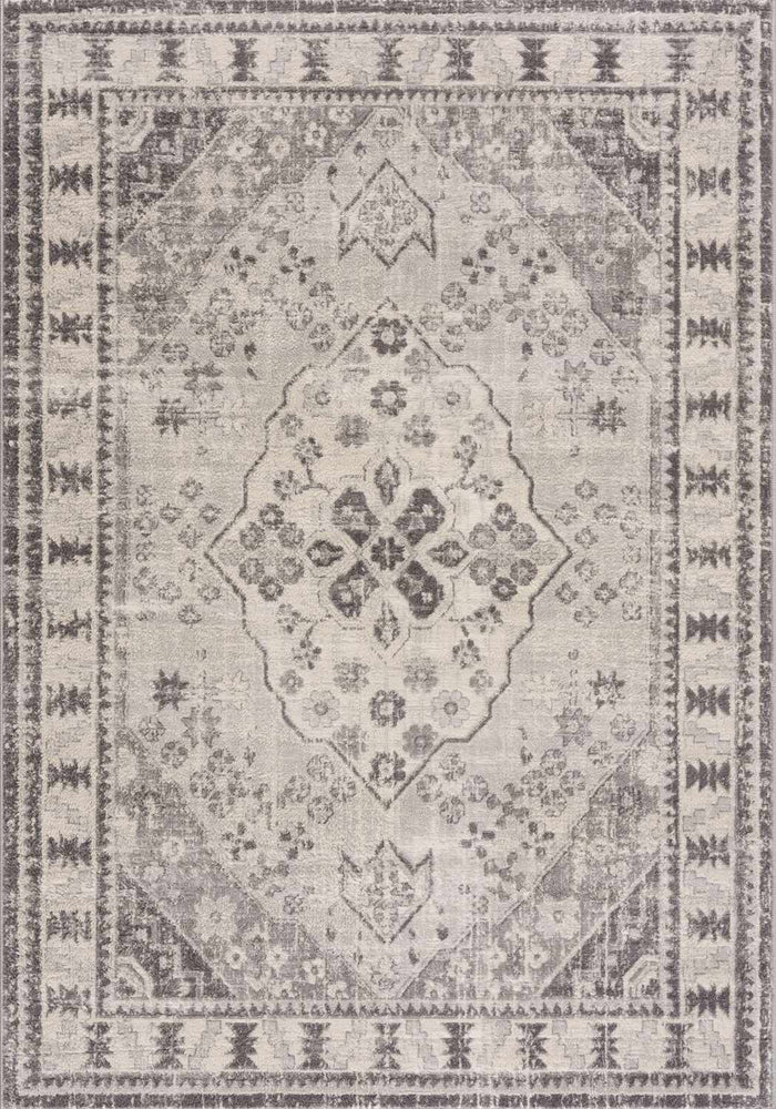 Montana Oriental Grey Rug – 3920G shown in an illustrative room