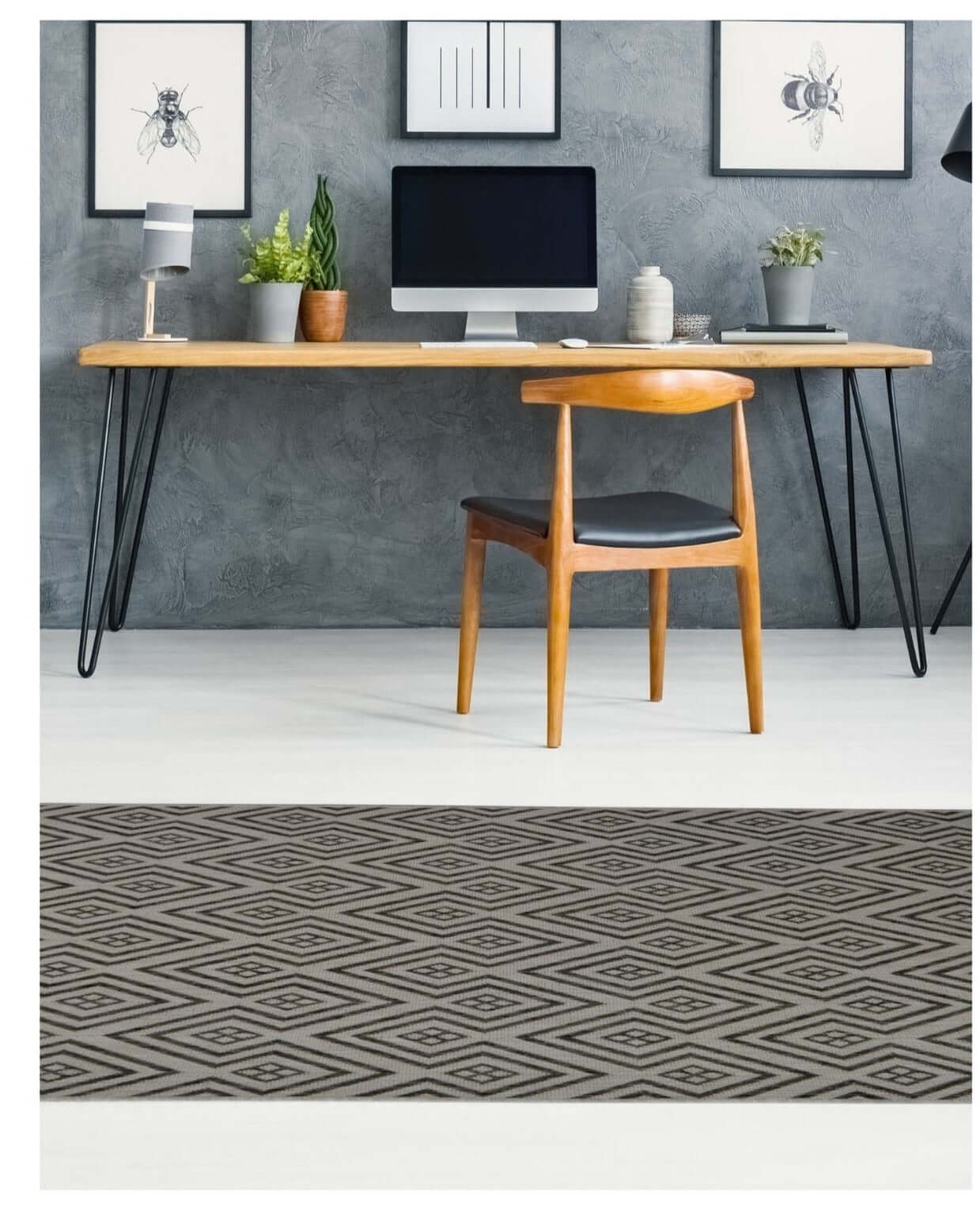 County Geo Grey Indoor/Outdoor Rug – 11344A