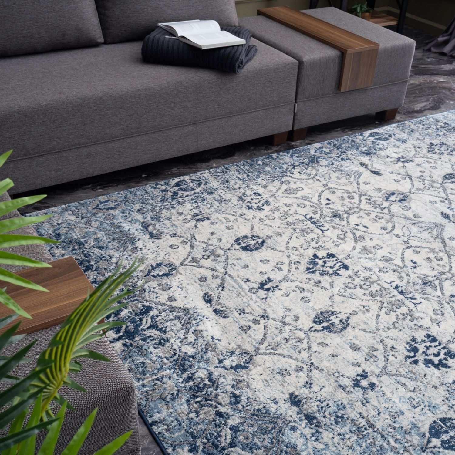 Montana Vintage Navy Rugs – 4030