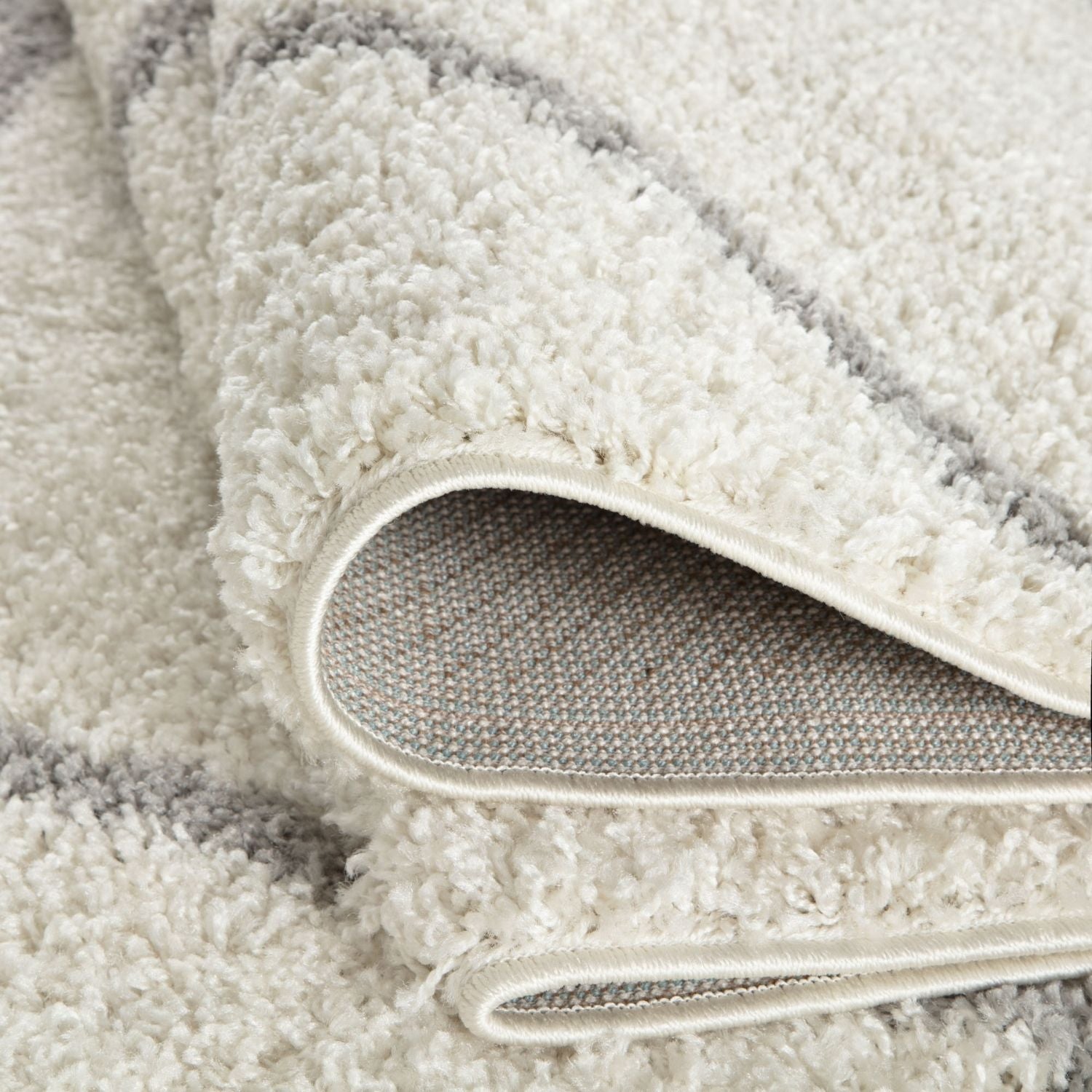 Moroccan Ivory Shaggy Rug – 500