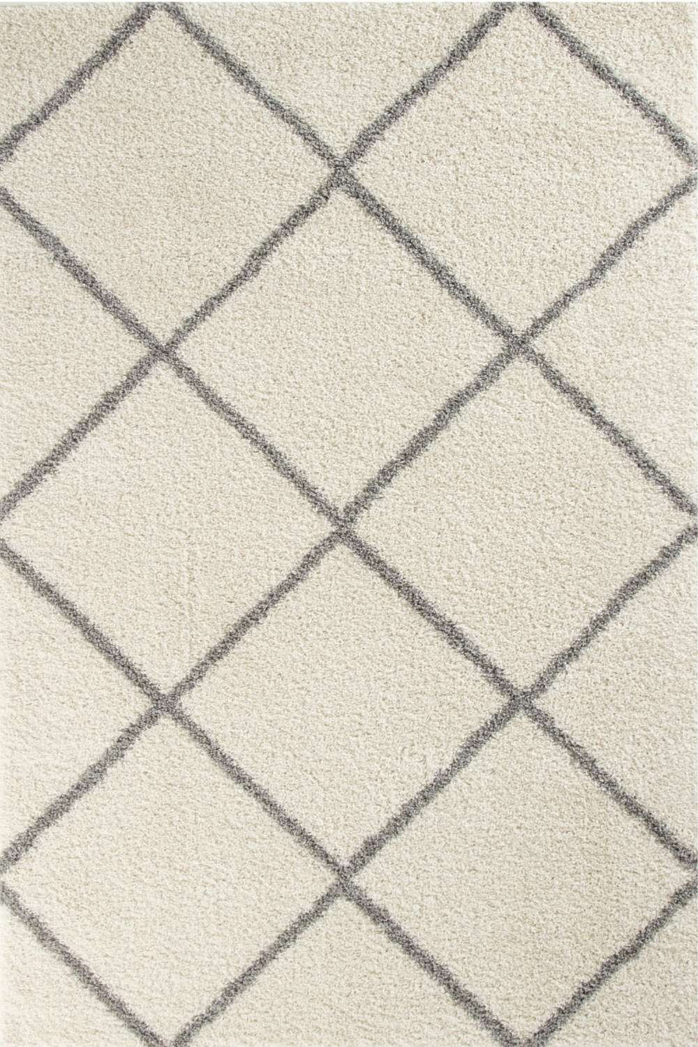 Moroccan Ivory Shaggy Rug – 500