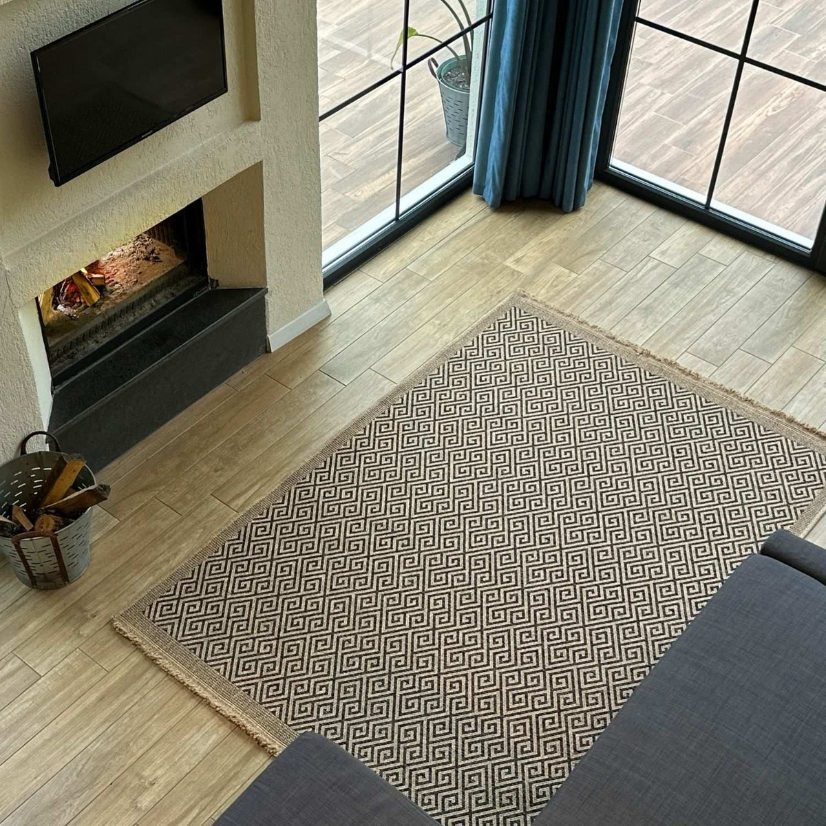 Nature Outdoor Rug Dark Grey – 5100DG