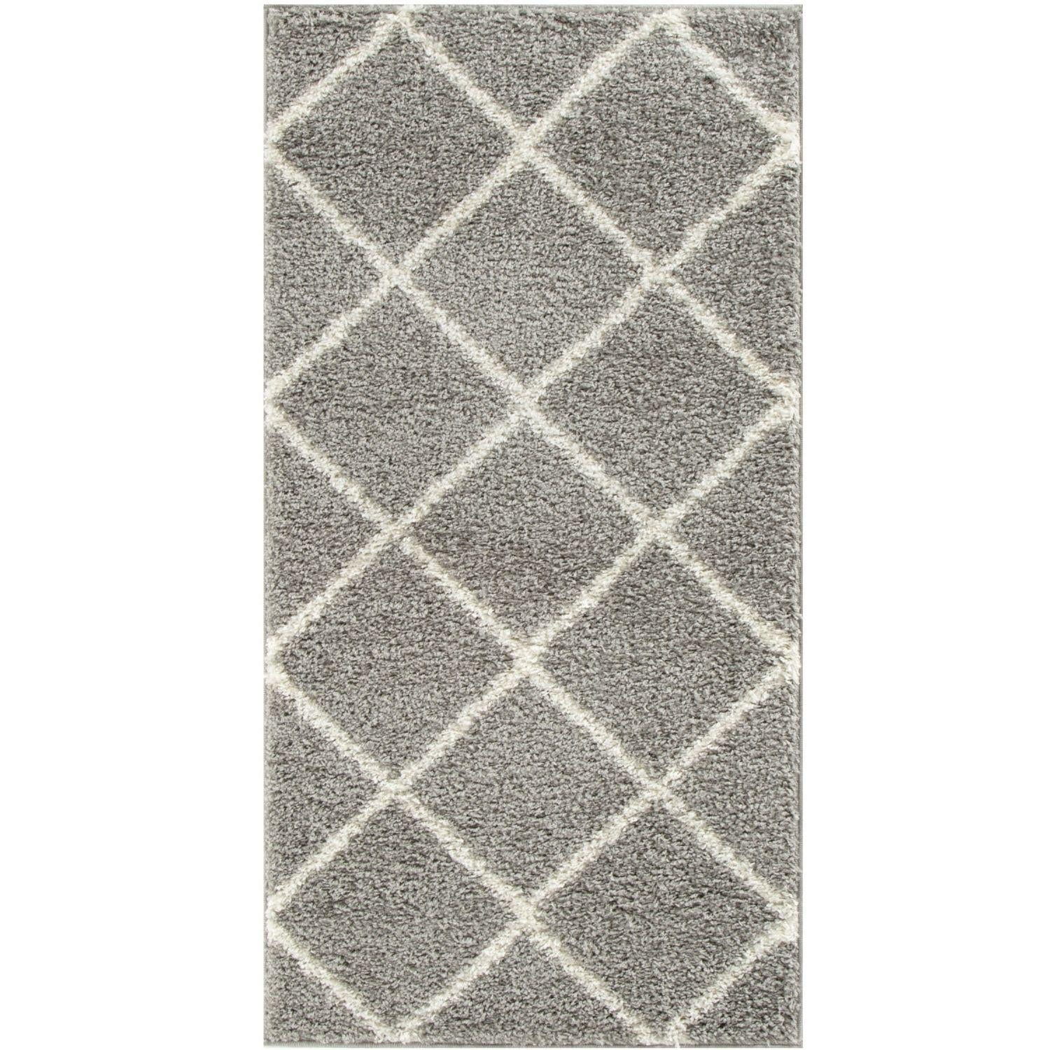 Moroccan Grey Shaggy Rug – 510