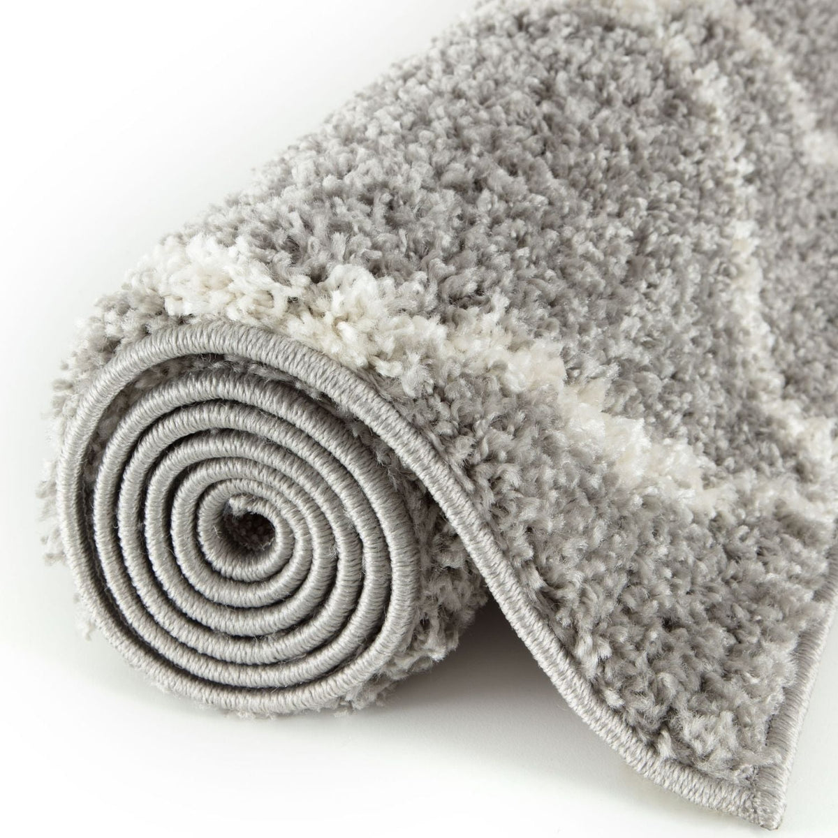 Moroccan Grey Shaggy Rug – 510
