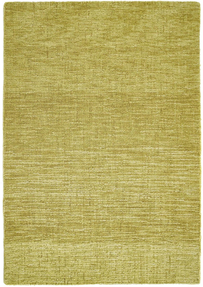Country Autumn Gold Solid Wool Rug shown in an illustrative room