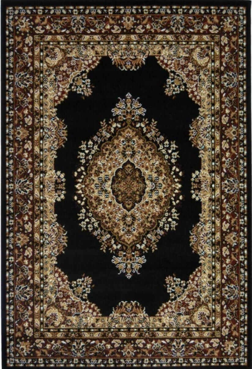Maestro Traditional Black Rug – 4470 B11
