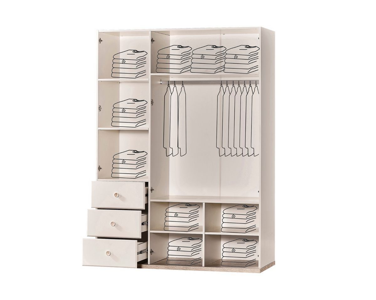 Pamukkale Wardrobe by Netline Interiors