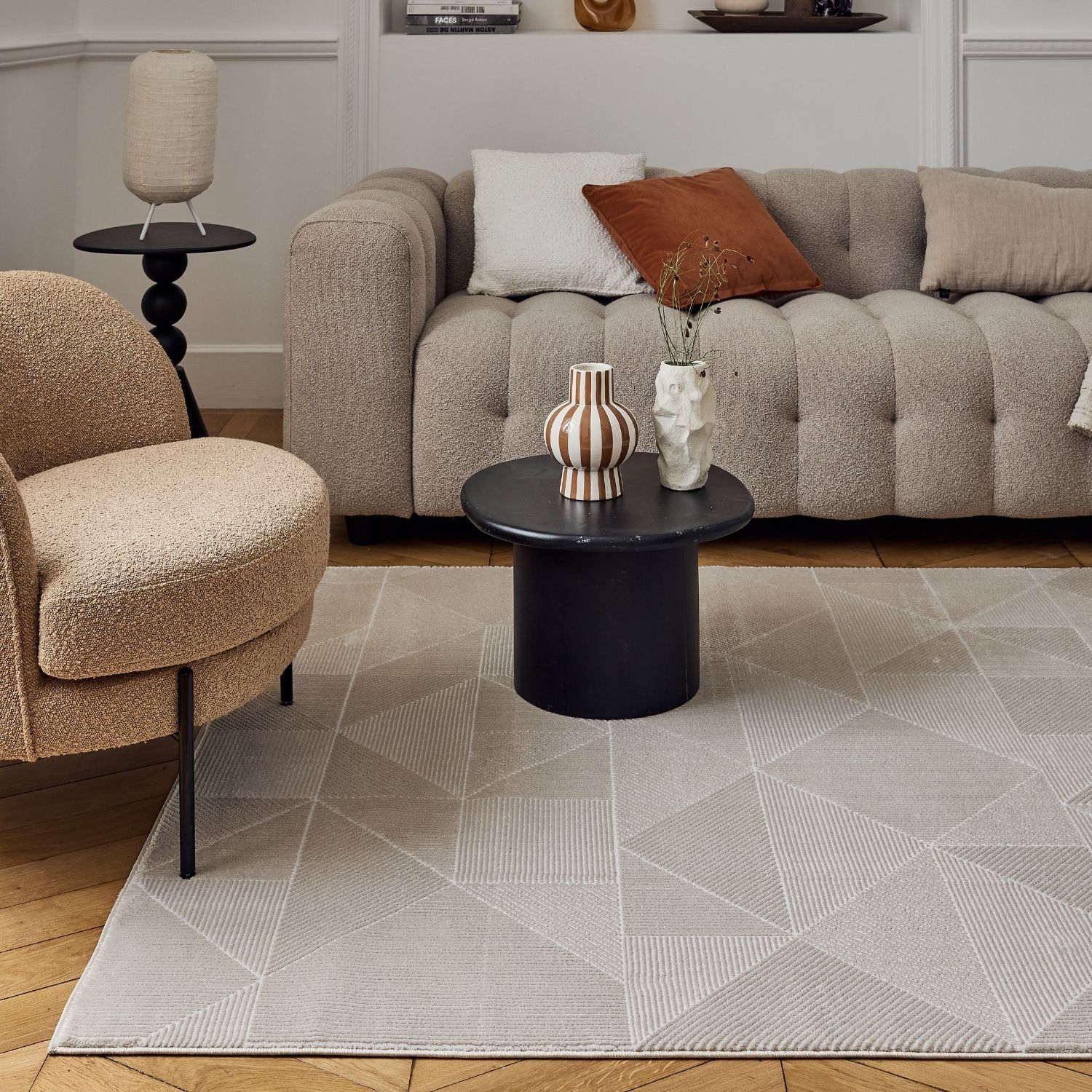 Carmel Beige Rug Abstract – 6000