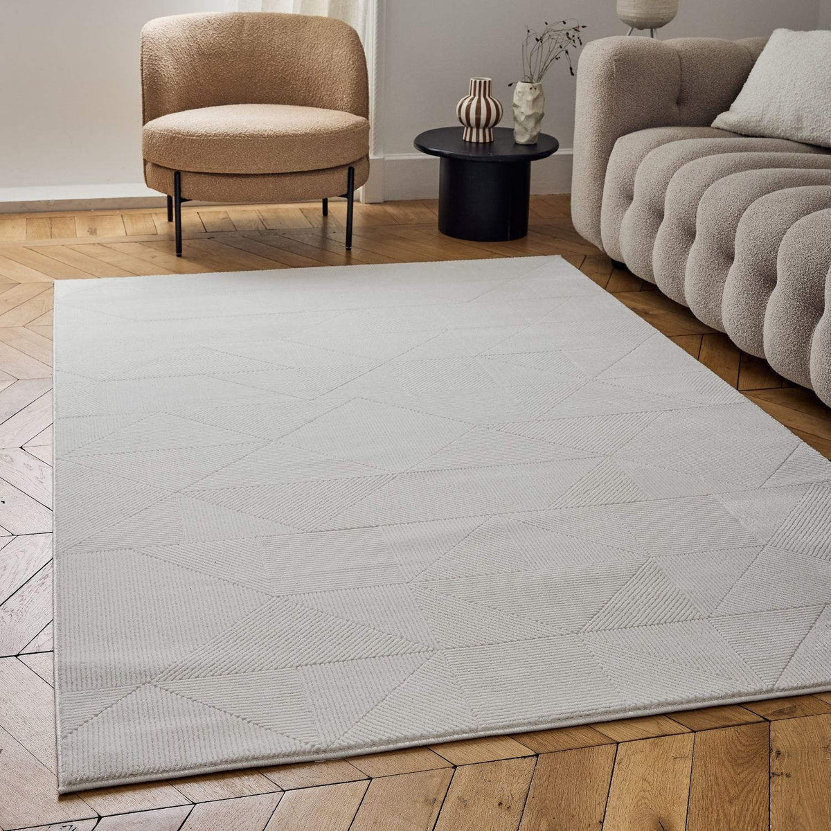 Carmel Cream Rug Abstract – 6000