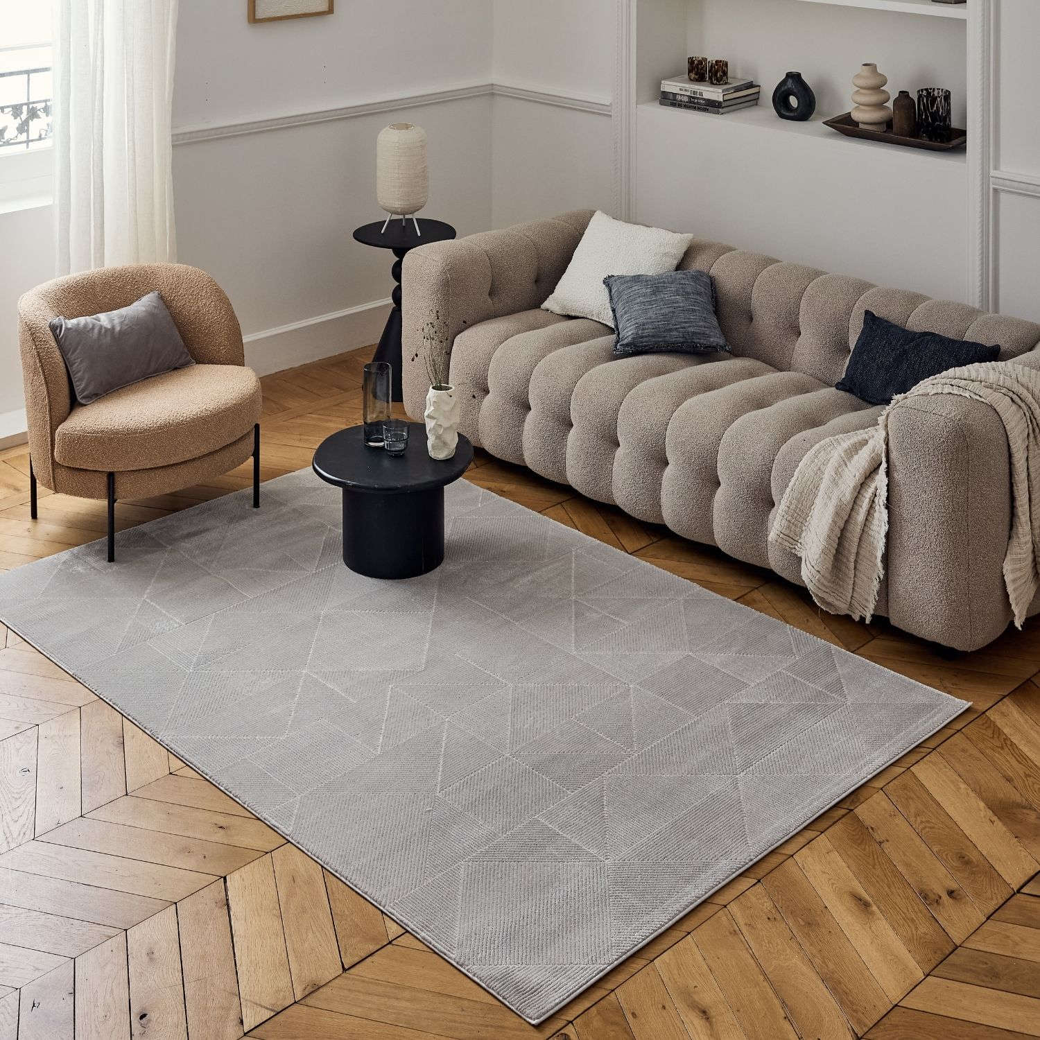 Carmel Grey Rug Abstract – 6000