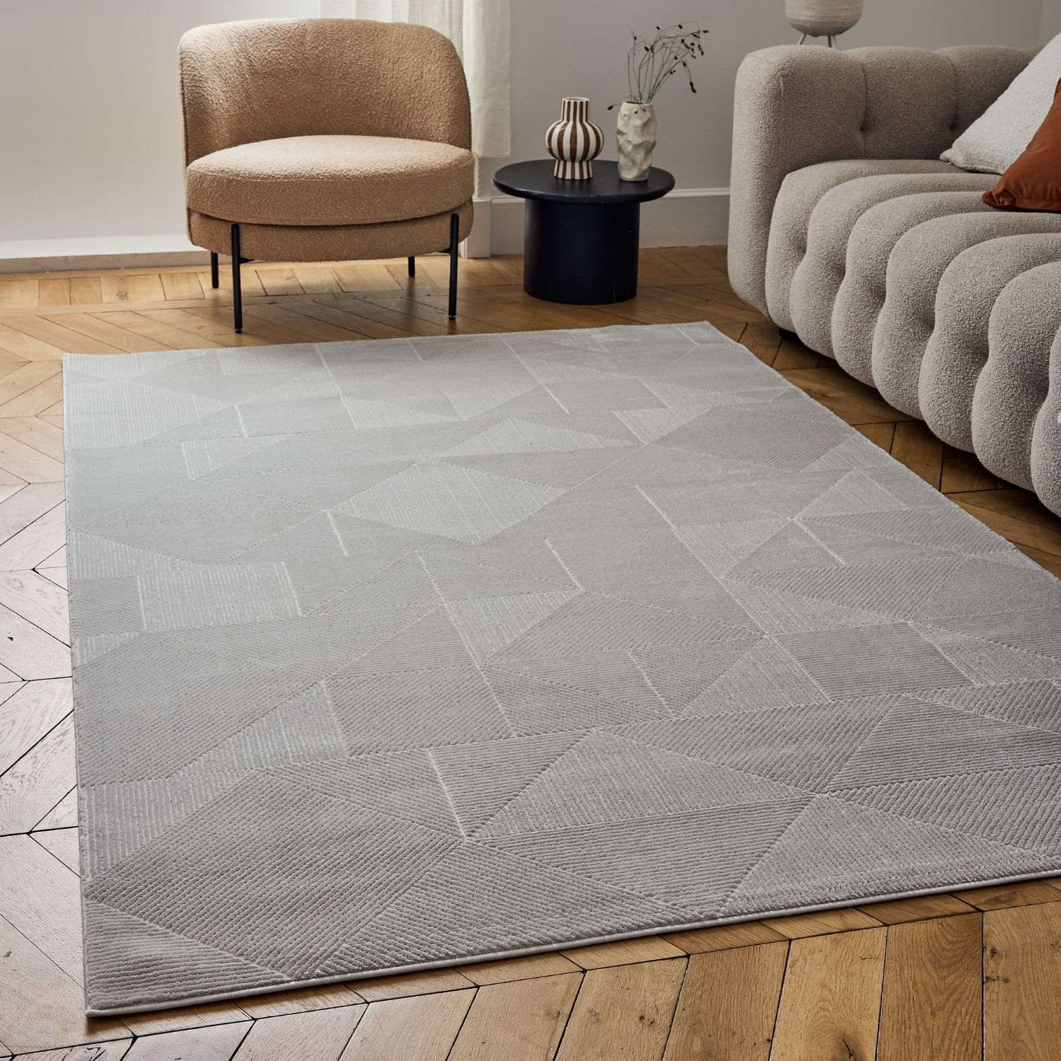 Carmel Grey Rug Abstract – 6000