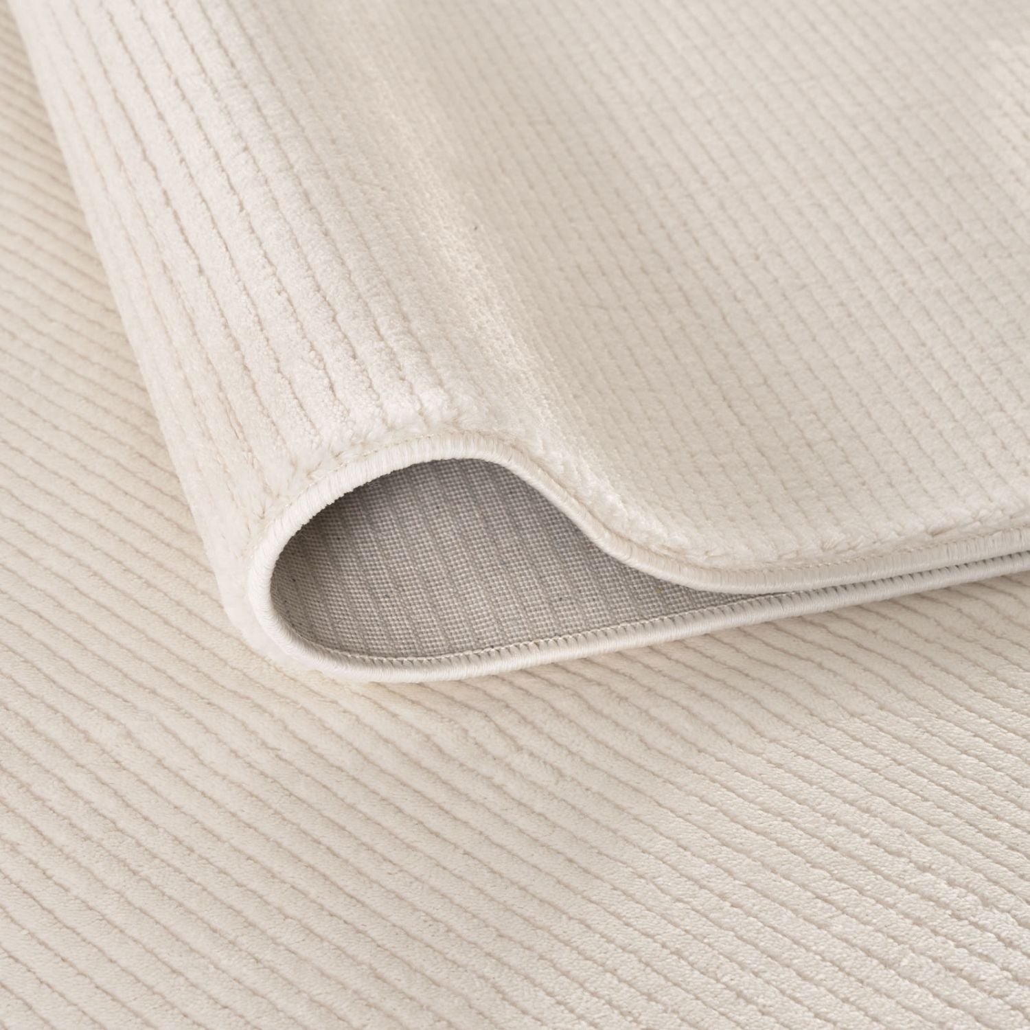 Carmel Cream Striped Rug – 6010