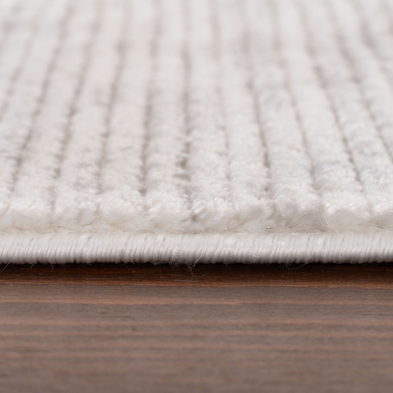 Carmel Cream-Grey Striped Rug – 6010