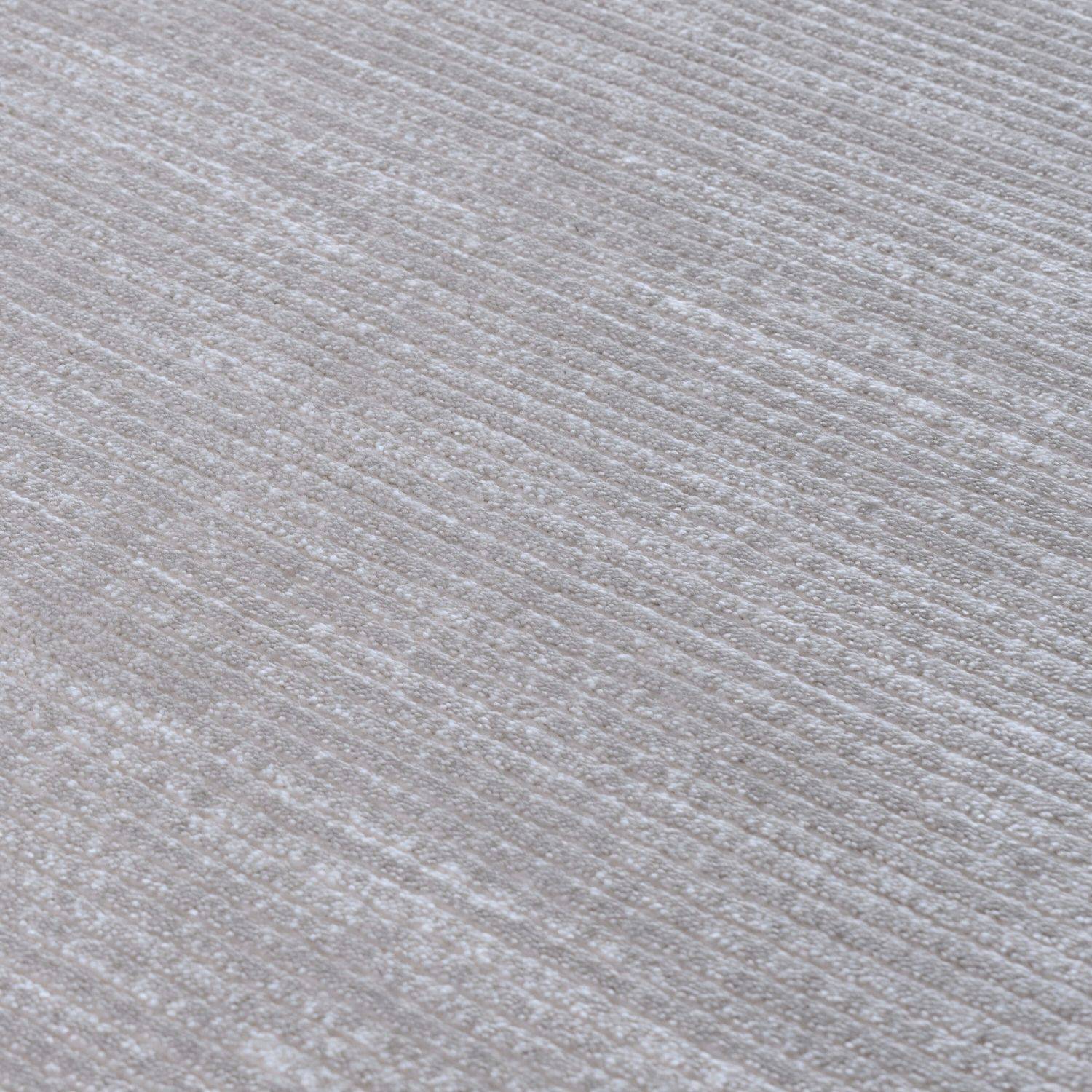 Carmel Grey-Cream Striped Rug – 6020