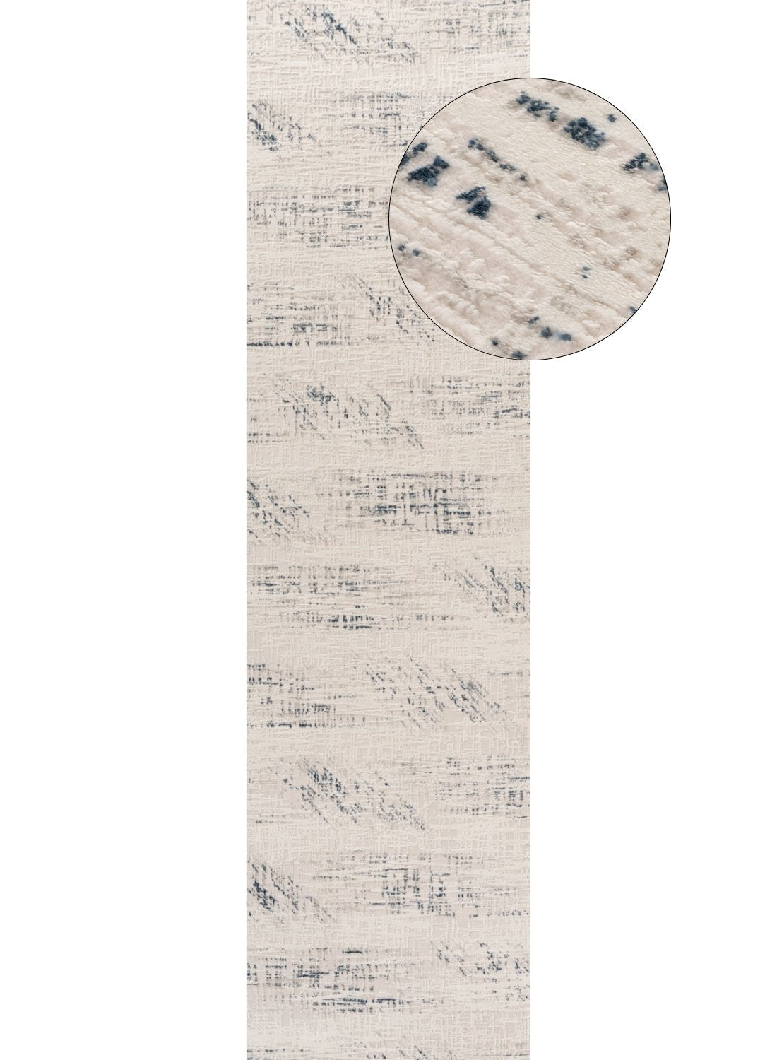 Carmel Cream-Blue Abstract Rug – 6030